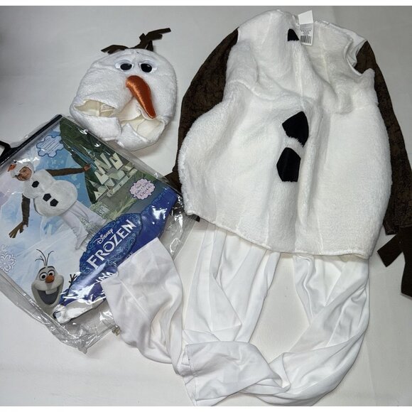 Disguise Disney Frozen Snowman Olaf Halloween Costume Toddler Boys Girls L 4-6 - Picture 1 of 9